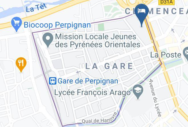 Pyrenees Orientales - Hotel Ibis Perpignan Centre Maps