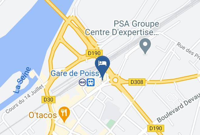 Yvelines - Hotel Ibis Poissy Maps
