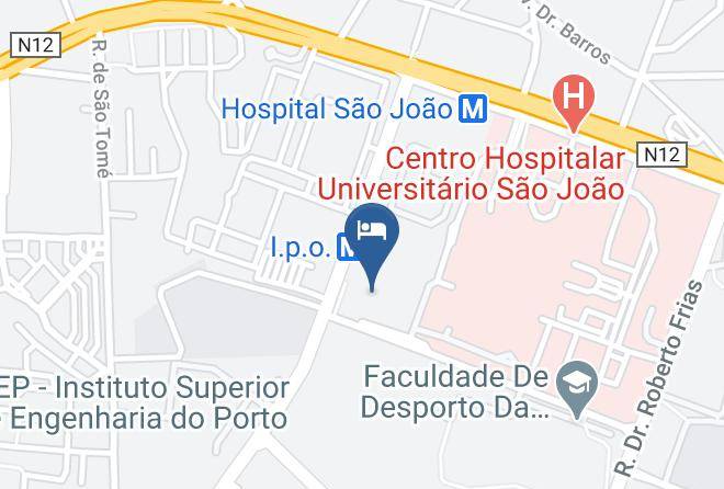 Hotel Ibis Porto Sao Joao Map