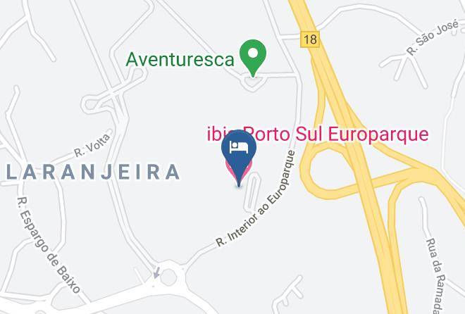 Santa Maria Da Feira - Ibis Porto Sul Europarque Maps