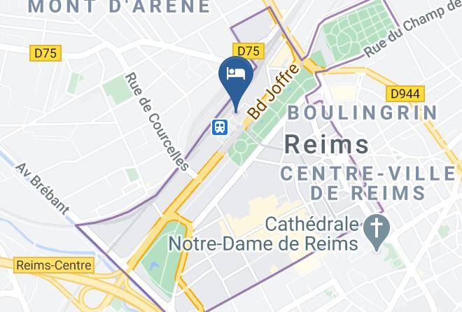 Marne - Hotel Ibis Reims Centre Maps