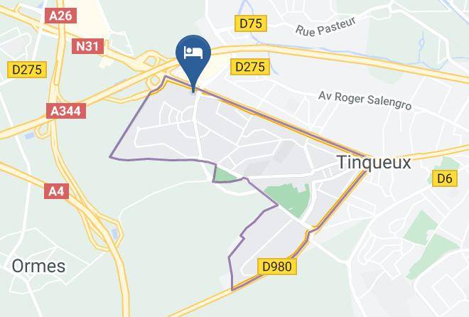 Marne - Ibis Reims Tinqueux Hotel Maps