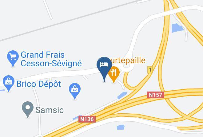 Ille Et Vilaine - Hotel Ibis Rennes Cesson Maps