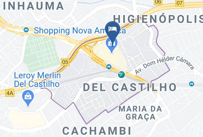 Rio De Janeiro Del Castilho - Hotel Ibis Rio De Janeiro Nova America Maps