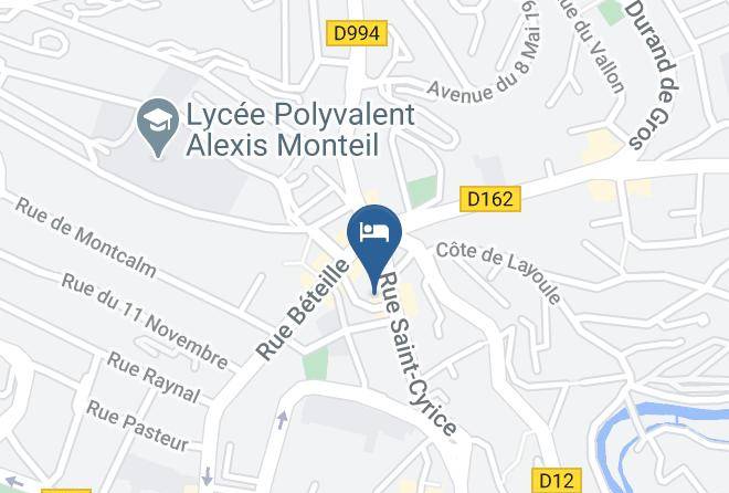 Aveyron - Ibis Rodez Centre Maps