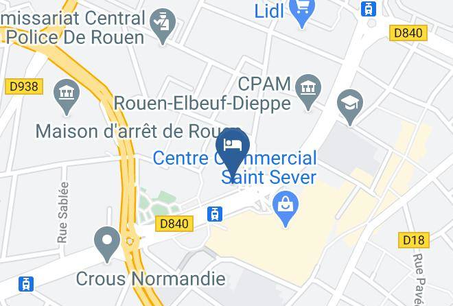 Seine Maritime - Hotel Ibis Rouen Centre Rive Gauche Maps