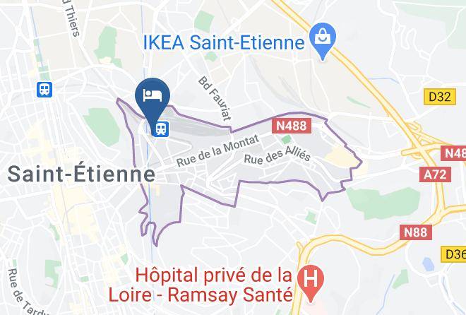 Loire - Hotel Ibis Saint Etienne Gare Chateaucreux Maps