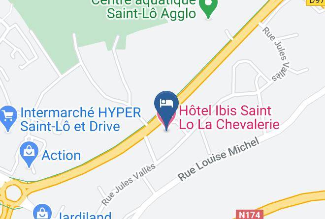 Manche - Hotel Ibis Saint Lo La Chevalerie Maps