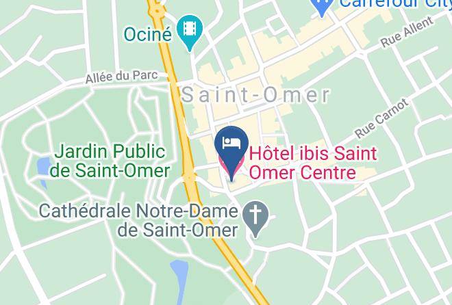 Pas De Calais - Hotel Ibis Saint Omer Centre Maps