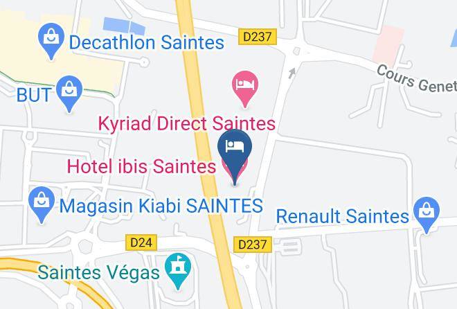 Charente Maritime - Hotel Ibis Saintes Maps
