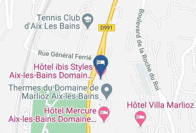Savoie - Hotel Ibis Styles Aix Les Bains Domain De Marlioz Maps