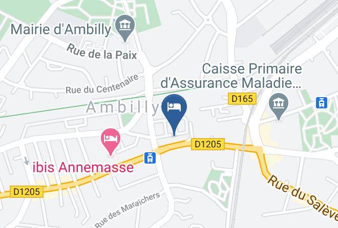 Haute Savoie - Hotel Ibis Styles Annemasse Geneve Maps