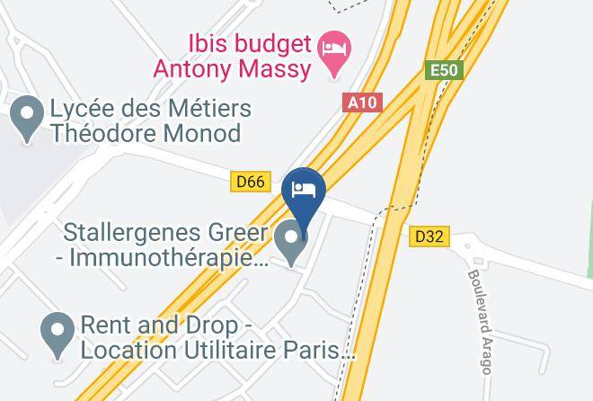 Hauts De Seine - Hotel Ibis Styles Antony Paris Sud Maps