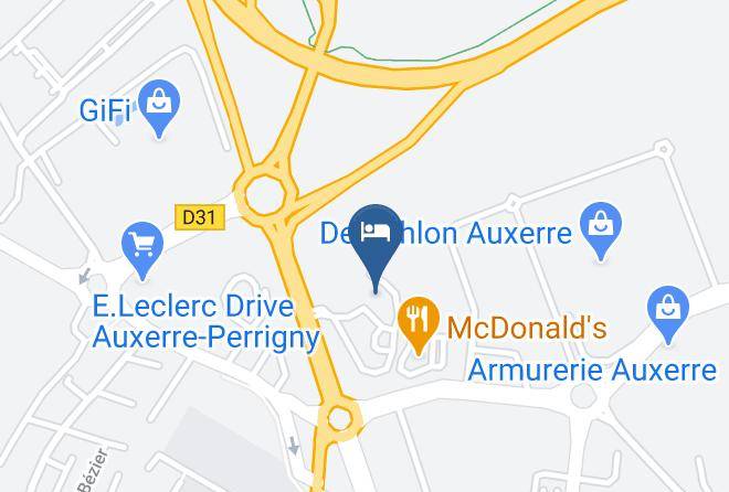 Yonne - Ibis Styles Auxerre Nord Maps