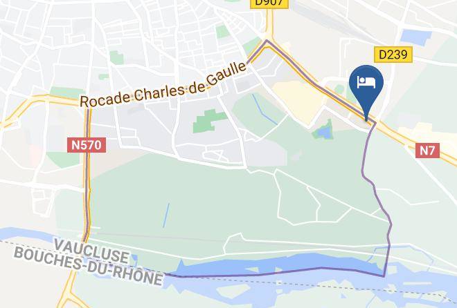 Vaucluse - Hotel Ibis Styles Avignon Sud Maps