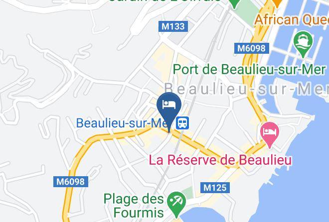 Maritime Alps - Hotel Ibis Styles Beaulieu Sur Mer Maps