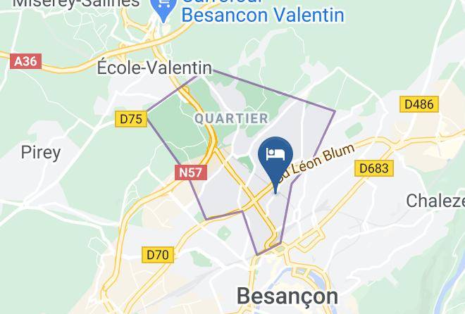 Doubs - Hotel Ibis Styles Besancon Maps