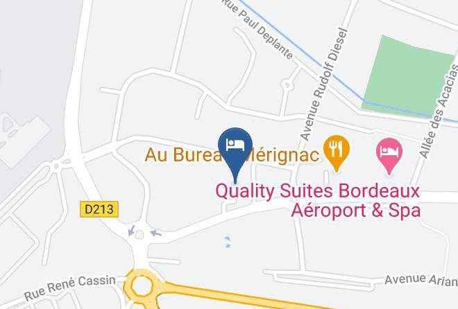 Gironde - Ibis Styles Bordeaux Aeroport Merignac Maps