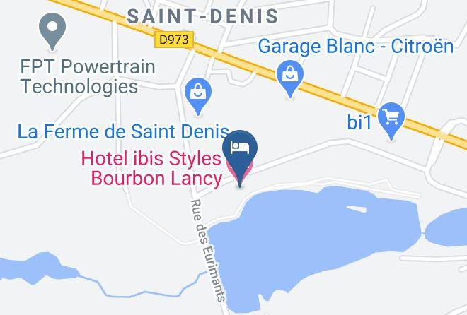 Saone Et Loire - Hotel Ibis Styles Bourbon Lancy Maps