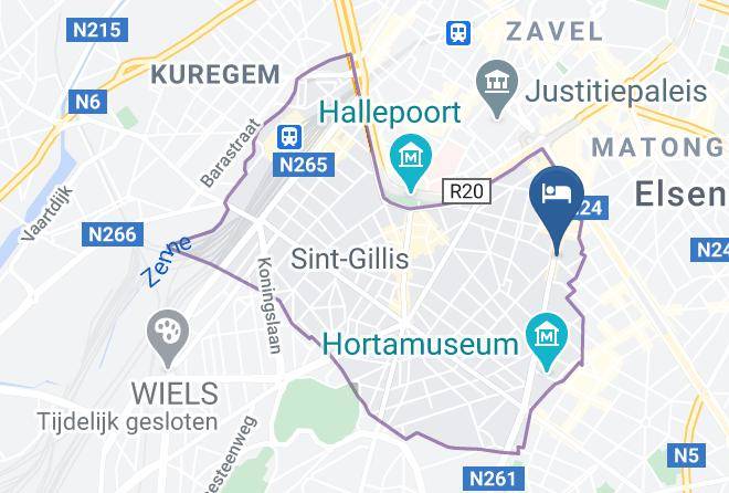 Sint Gillis - Hotel Ibis Styles Brussels Centre Stephanie Maps
