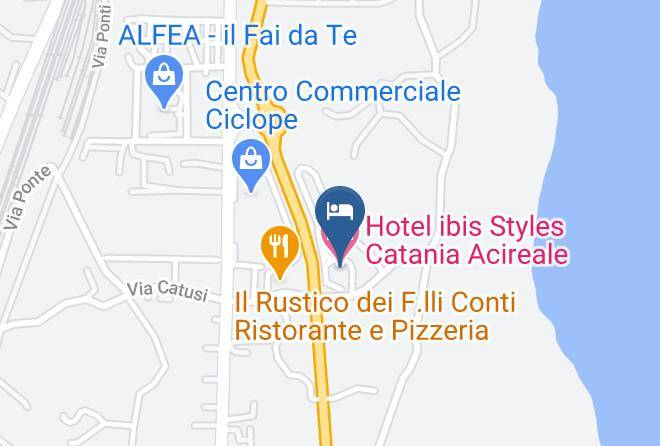 Catania - Ibis Styles Catania Acireale Maps