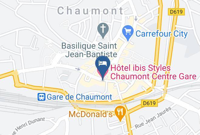 Haute Marne - Hotel Ibis Styles Chaumont Centre Gare Maps