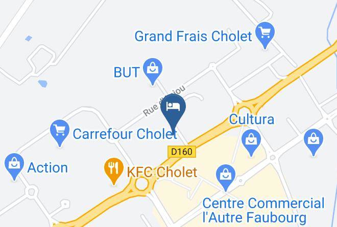 Maine Et Loire - Hotel Ibis Styles Cholet Maps