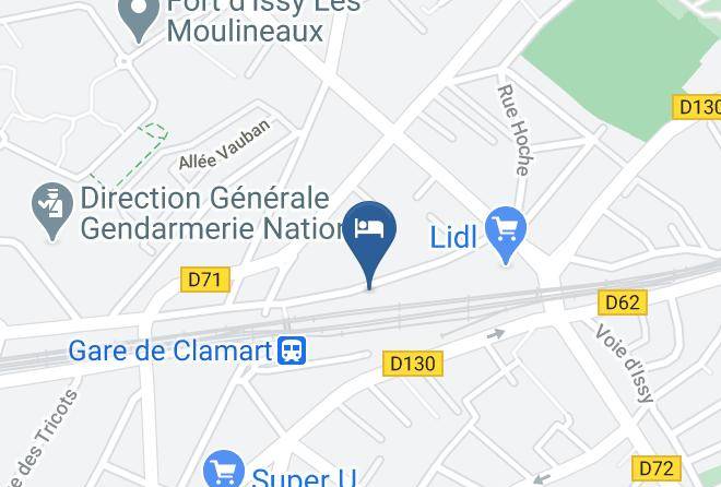 Hauts De Seine - Hotel Ibis Styles Clamart Gare Paris Sud Maps