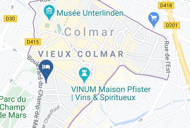 Haut Rhin - Ibis Styles Colmar Centre Maps