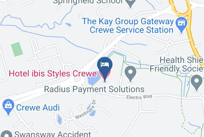 Cheshire East - Hotel Ibis Styles Crewe Maps