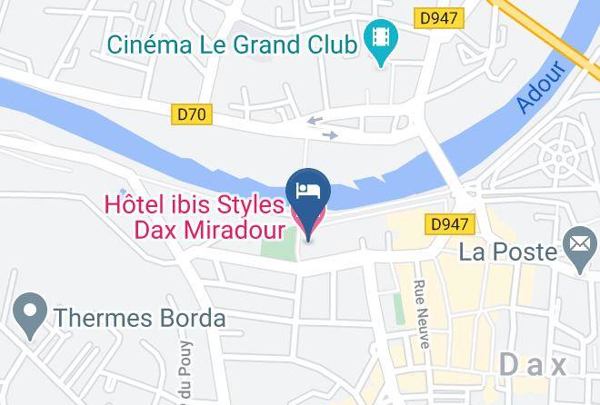 Landes - Hotel Ibis Styles Dax Miradour Maps