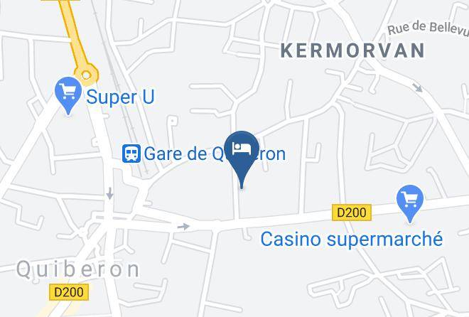 Morbihan - Ibis Styles Quiberon Centre Maps