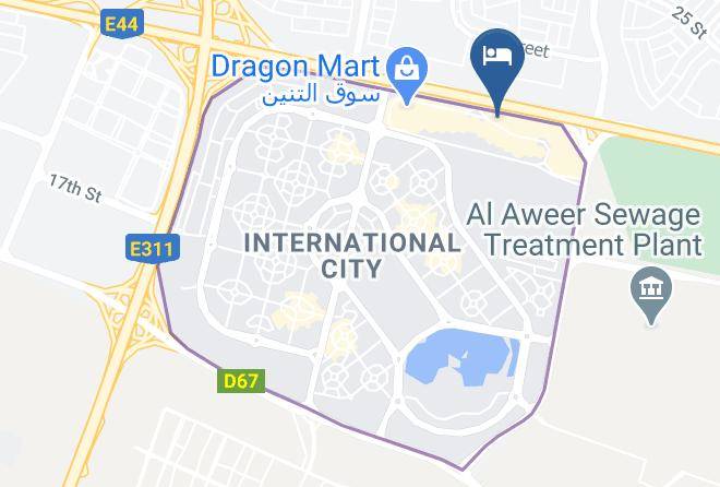 Dubai - Ibis Styles Dragon Mart Dubai Maps