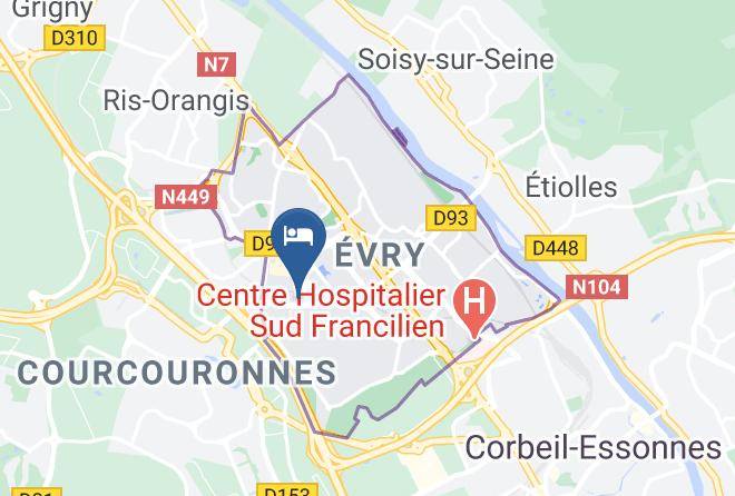 Essonne - Ibis Styles Evry Courcouronnes Maps