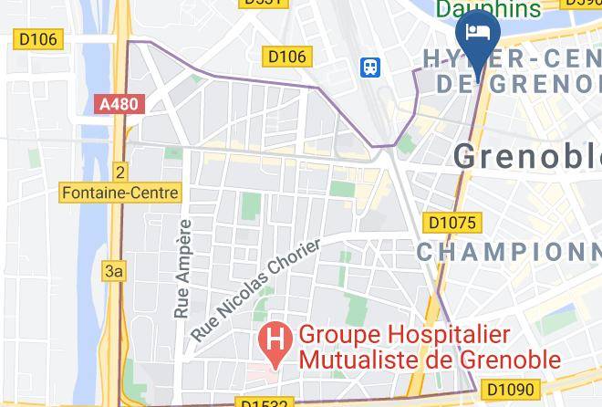 Hotel Ibis Styles Grenoble Centre Gare Map
