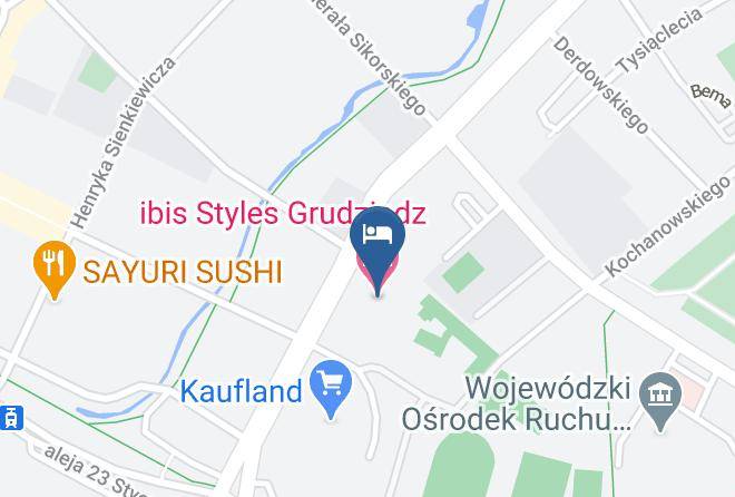 Grudziadz - Ibis Styles Grudziadz Maps