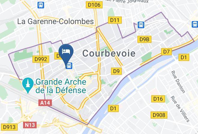 Hauts De Seine - Ibis Styles Paris La Defense Courbevoie Maps