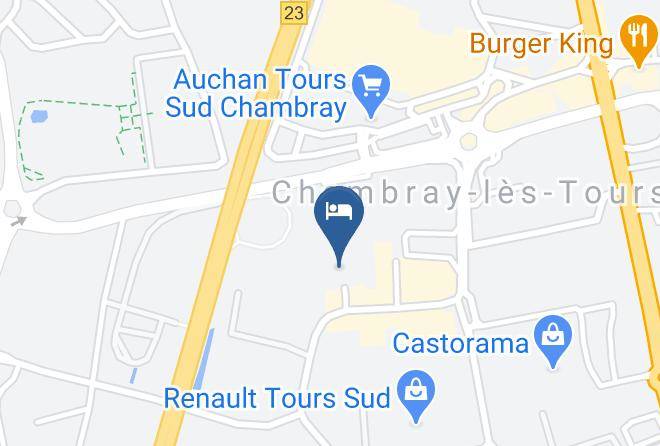 Indre Et Loire - Ibis Styles Tours Sud Hotel Maps