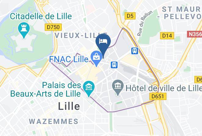 Hotel Ibis Styles Lille Centre Grand Place Map