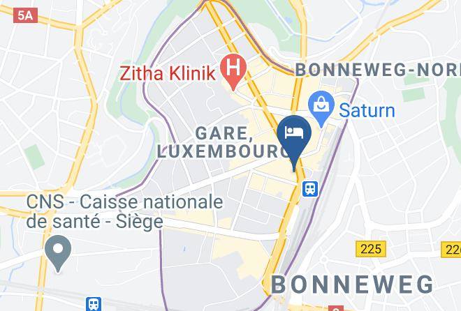 Luxembourg Gare - Mercure Grand Hotel Alfa Luxembourg Maps