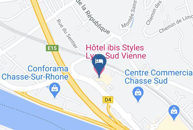 Isere - Ibis Styles Lyon Sud Vienne Hotel Maps