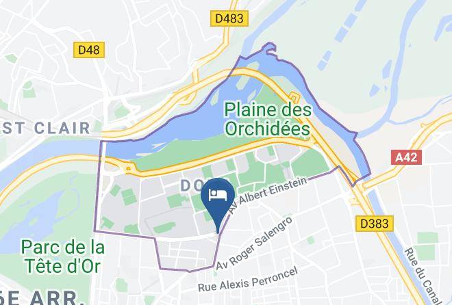 Rhone - Hotel Ibis Styles Lyon Villeurbanne Maps