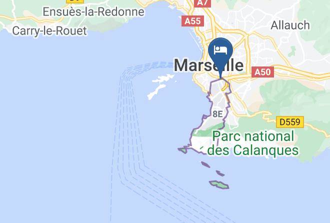 Bouches Du Rhone - Hotel Novotel Marseille Centre Prado Velodrome Maps