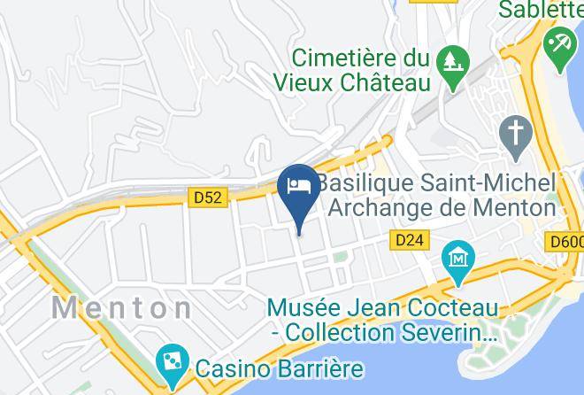 Maritime Alps - Hotel Ibis Styles Menton Centre Maps