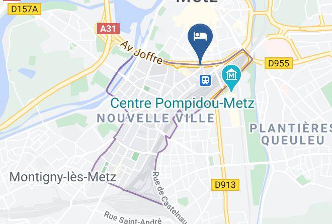 Moselle - Ibis Styles Metz Centre Gare Maps