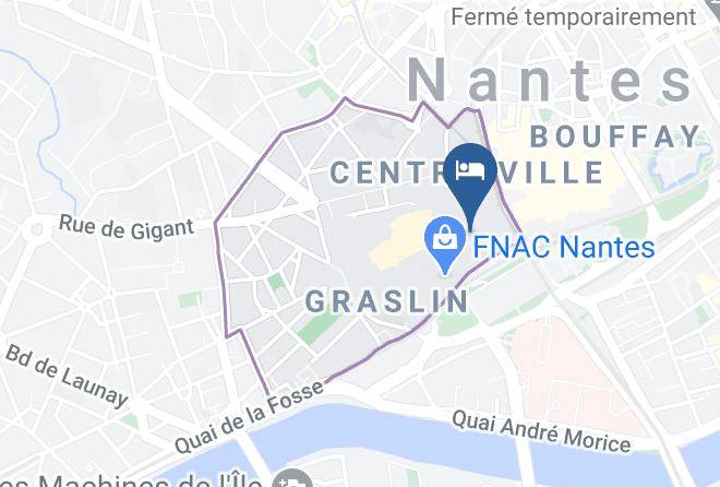 Loire Atlantique - Hotel Ibis Styles Nantes Centre Place Royale Maps