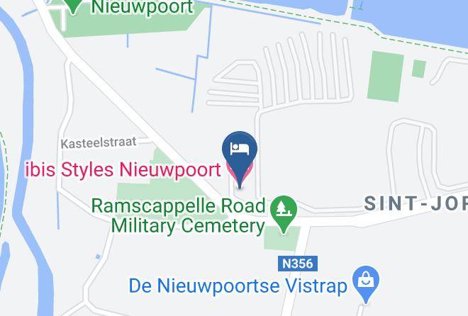 West Flanders - Ibis Styles Nieuwpoort Maps