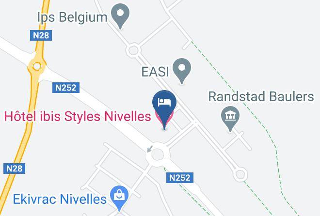 Brabant - Hotel Ibis Styles Nivelles Maps