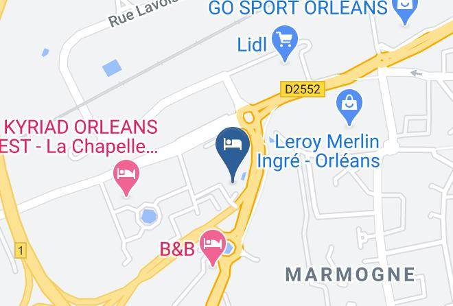 Loiret - Hôtel Ibis Styles Orléans Maps