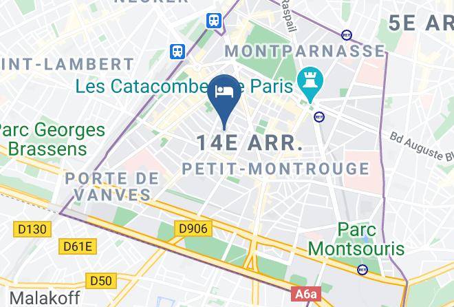Paris - Hotel Ibis Styles Paris Maine Montparnasse Maps